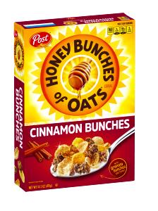 3/4 cup (30 g) Honey Bunches of Oats with Cinnamon Bunches