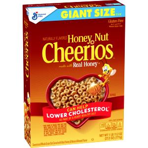 3/4 cup (30 g) Honey Nut Spins Cereal