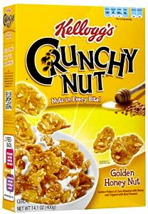 3/4 cup (31 g) Crunchy Nut Golden Honey Nut Cereal