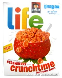3/4 cup (32 oz) Life Strawberry Crunchtime Multigrain Cereal