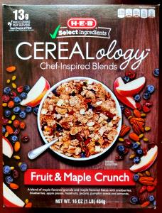 3/4 cup (54 g) Cerealology Fruit & Maple Crunch