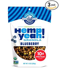 3/4 cup (55 g) Hemp Yeah Granola Blueberry