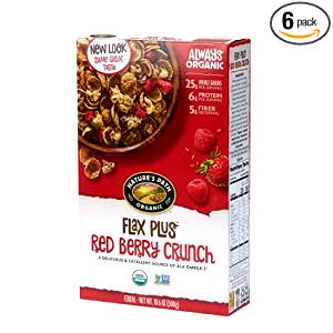 3/4 cup (55 g) Organic Flax Plus Red Berry Crunch
