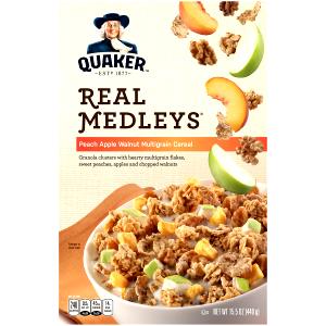3/4 cup (56 g) Real Medleys Multigrain Cereal - Peach Apple Walnut