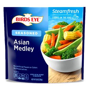 3/4 cup (79 g) Steamfresh Lightly Seasoned Asian Medley