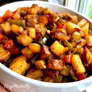3/4 cup (83 g) Skillet Potatoes with Peppers & Onions