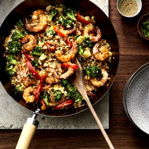 3/4 cup (85 g) Cauliflower Crumbles "Fried Rice" Blend