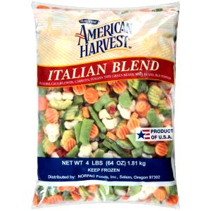 3/4 cup (85 g) Italian Blend Vegetables