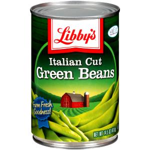 3/4 cup (85 g) Italian Cut Green Beans