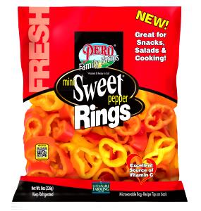 3/4 cup (85 g) Mini Sweet Pepper Rings