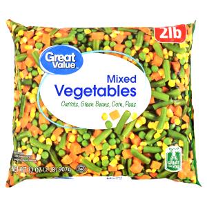 3/4 cup (85 g) Mixed Vegetables
