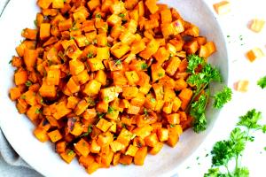 3/4 cup (85 g) Roasted Sweet Potato Chunks