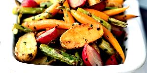 3/4 cup (85 g) Roasting Vegetables with Herbs