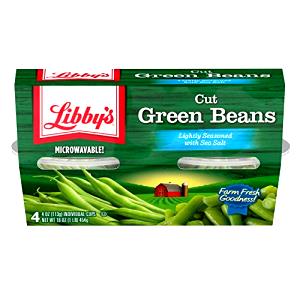 3/4 cup (85 g) Snipped Green Beans