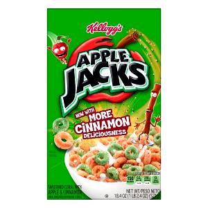 3/4 Cup Apple Jacks, Reduced Sugar Cereal