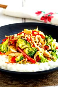 3/4 cup Asian Style Vegetables