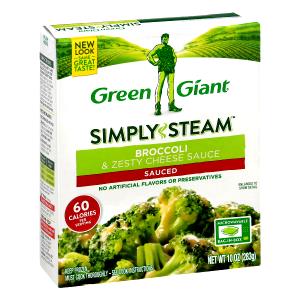 3/4 Cup Broccoli & Zesty Cheese Sauce