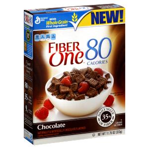 3/4 Cup Cereal, 80 Calories Chocolate Cereal
