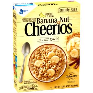 3/4 Cup Cheerios Cereal, Banana Nut