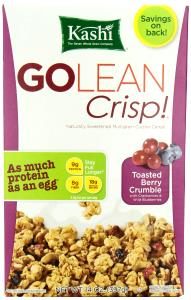 3/4 Cup Cold Cereal, GOLEAN Crisp!, Toasted Berry Crumble