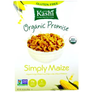 3/4 Cup Cold Cereal, Simply Maize Organic Corn Cereal