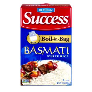3/4 cup cooked (45 g) Boil-in-Bag Basmati Rice