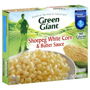 3/4 Cup Corn, Shoepeg White & Butter Sauce, Frozen