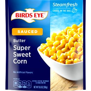 3/4 Cup Corn, Super Sweet, Frozen
