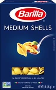 3/4 cup dry (2 oz) Whole Wheat Medium Shells