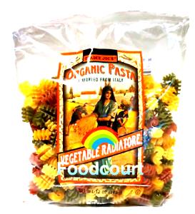 3/4 cup dry (56 g) Organic Vegetable Radiatore Pasta