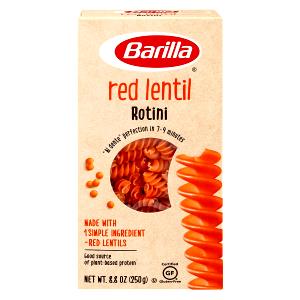 3/4 cup dry (56 g) Red Lentil Rotini