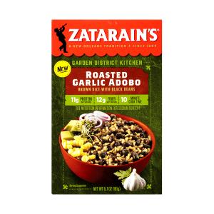 3/4 cup dry mix (81 g) Roasted Garlic Adobo Brown Rice with Black Beans