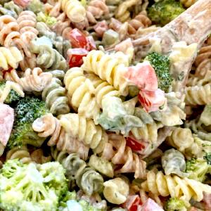 3/4 cup dry Rainbow Salad Twirls