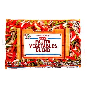 3/4 Cup Fajita Vegetable Blend, Frozen