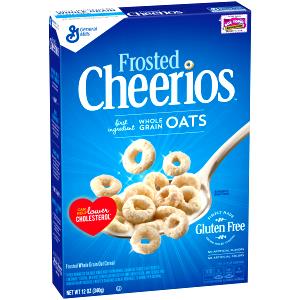 3/4 Cup Frosted Cheerios Cereal With Milk