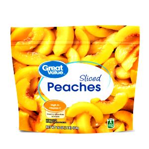 3/4 cup Frozen Sliced Peaches
