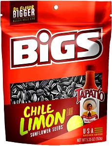 3/4 cup in shell (30 g) Tapatio Chile Limon Sunflower Seeds