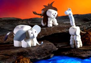 3/4 Cup Marshmallow Safari