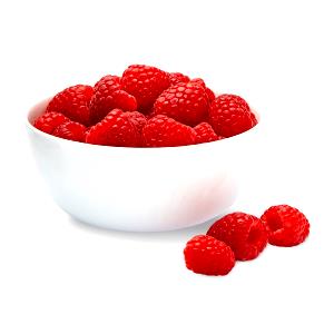 3/4 cup Organic Raspberries