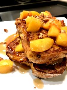 3/4 cup Peach Pecan French Toast