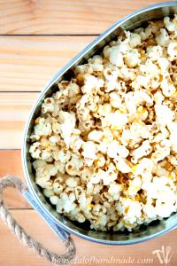3/4 Cup Popcorn, Ready To Eat, White & Sharp Cheddar Mix