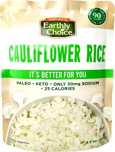 3/4 cup prepared (90 g) Riced Cauliflower