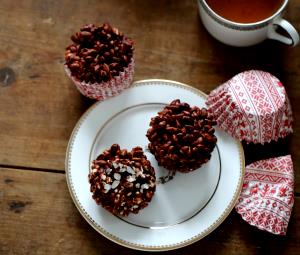 3/4 Cup Puffed Rice, Cocoa Flavored