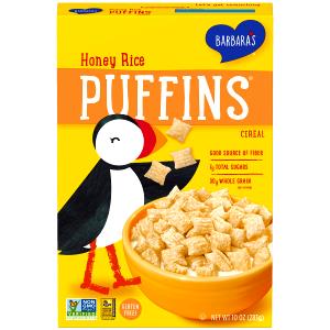 3/4 Cup Puffins Cereal, Honey Rice