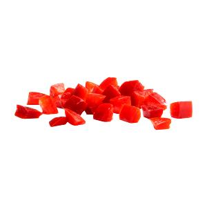 3/4 Cup Red Pepper, Diced, Frozen