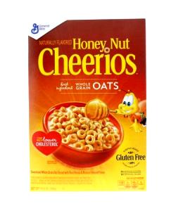 3/4 cup with 1/2 cup milk (28 g) Honey Nut Cheerios with Skim Milk