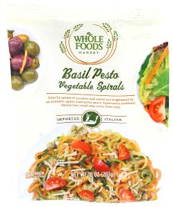 3/4 cups (105 g) Basil Pesto Vegetable Spirals