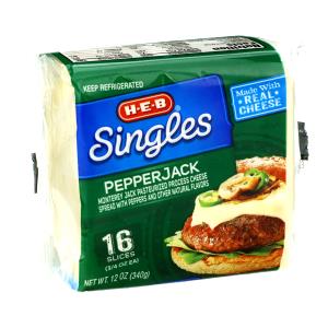 3/4 Oz Processed Cheese, Pepperjack, Slice