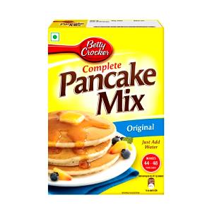 3 4" pancakes (44 g) Complete Blueberry Wheat Pancake Mix