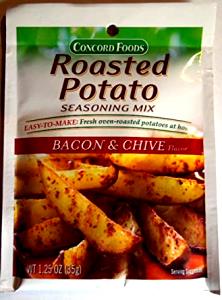 3/4 tsp (1.9 g) Roasted Potato Seasoning Mix - Bacon & Chive